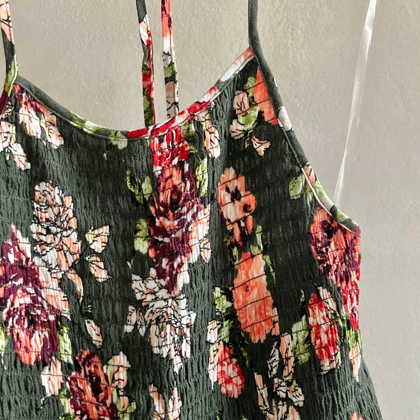 Womens Floral Crop Top Size S