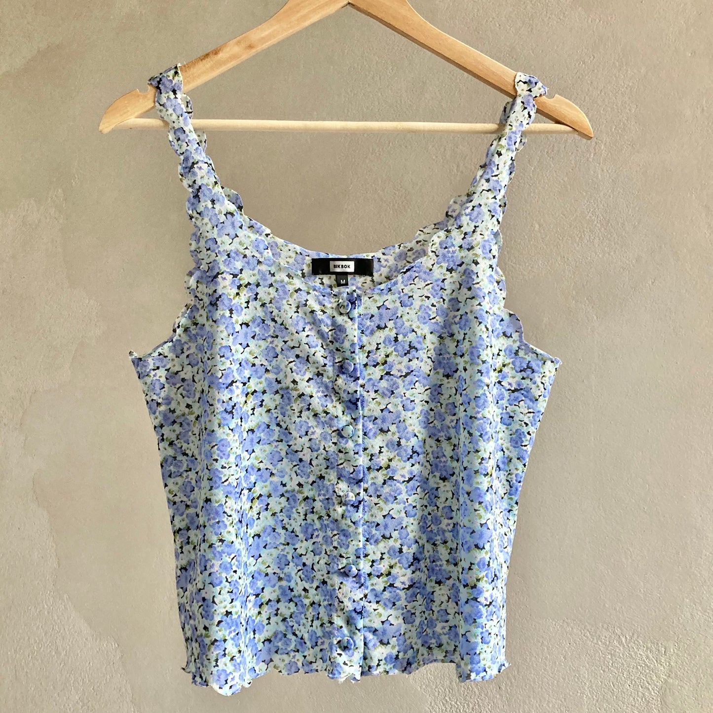 BikBok Womens Floral Top Size M