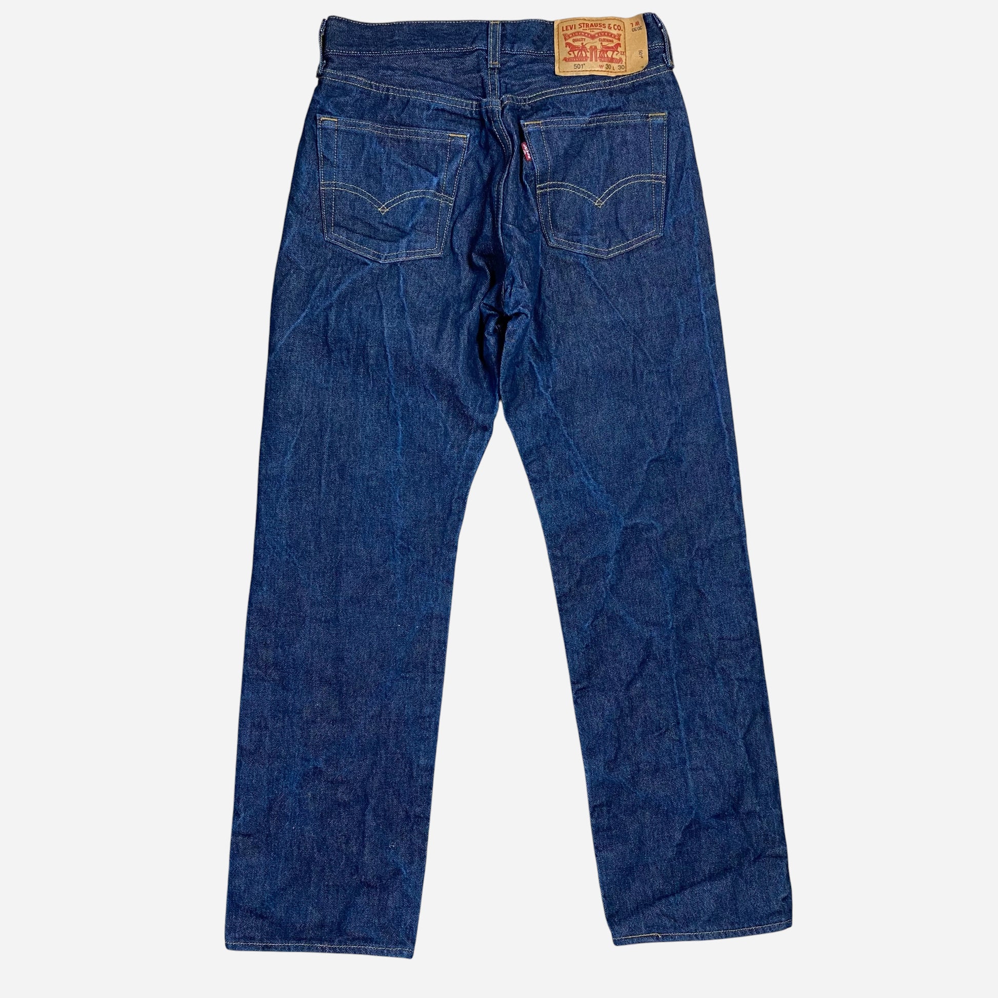 Levi Strauss Levis L30 Levi's 752 Men Blue Straight Regular Jeans