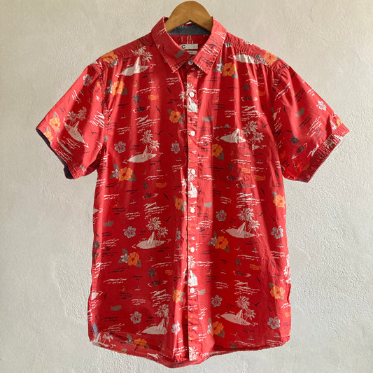 Mens Short Sleeve Shirt Size L