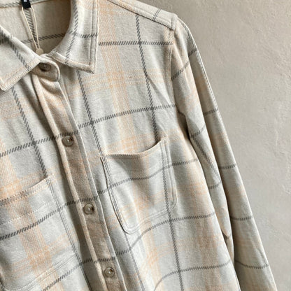 Quince Womens Soft Check Shirt Size M