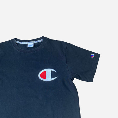Champion Unisex Black T-Shirt Size XL