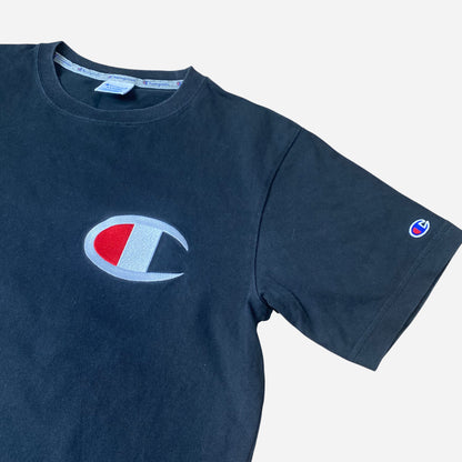 Champion Unisex Black T-Shirt Size XL