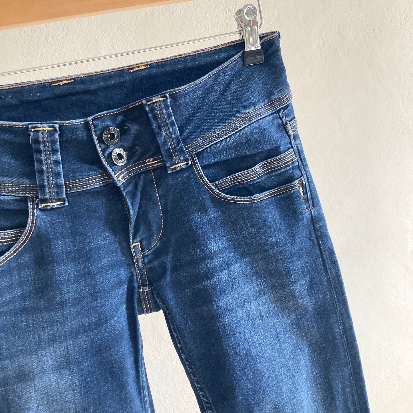 Pepe Jeans Womens Low Waist Jeans Size 38