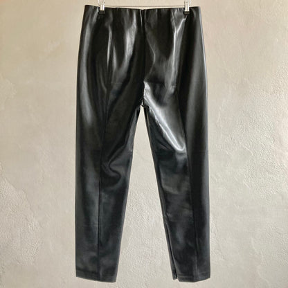 Ann Taylor Womens Faux Leather Trousers Size 46