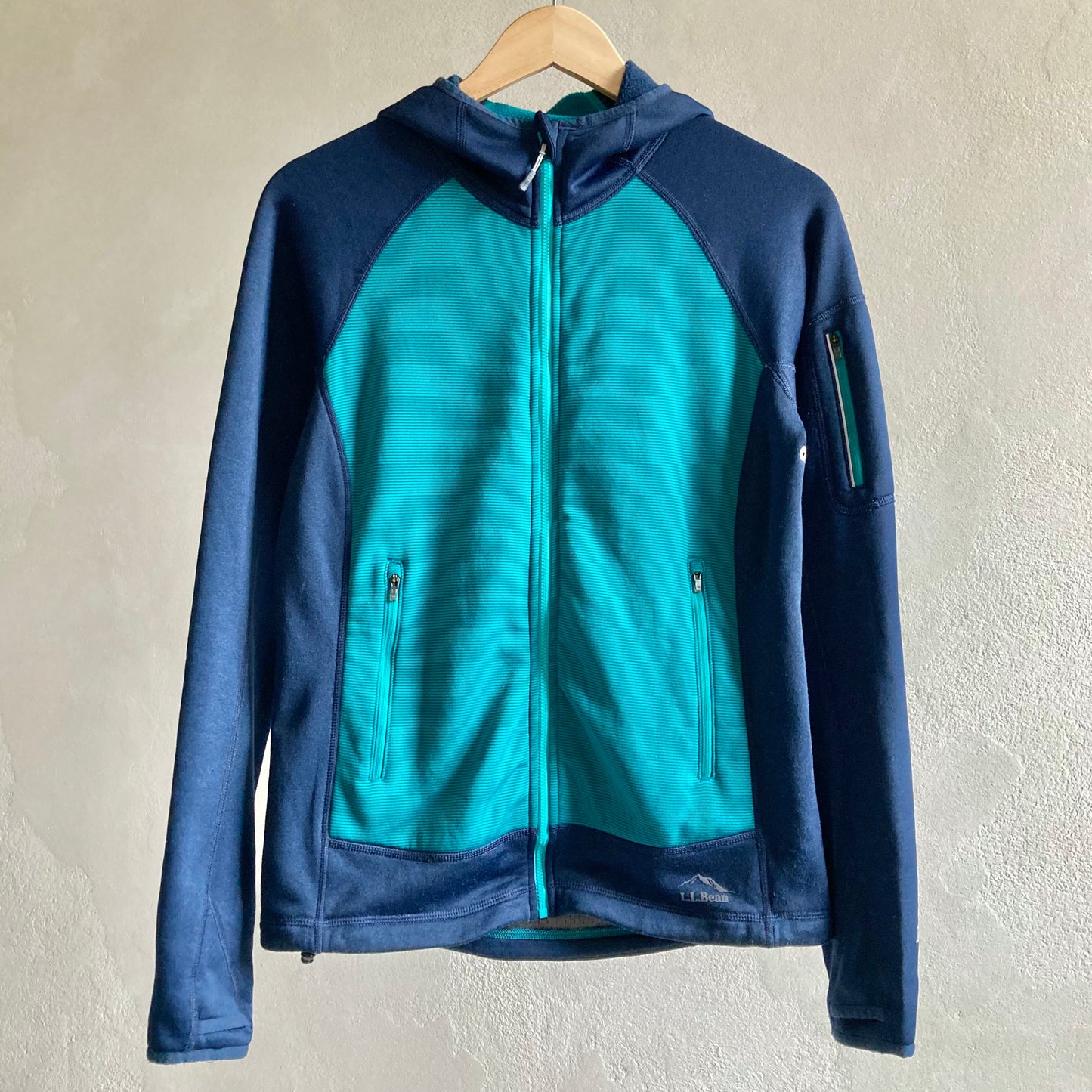 L.L.Bean Womens Hooded Fleece Size S