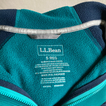 L.L.Bean Womens Hooded Fleece Size S