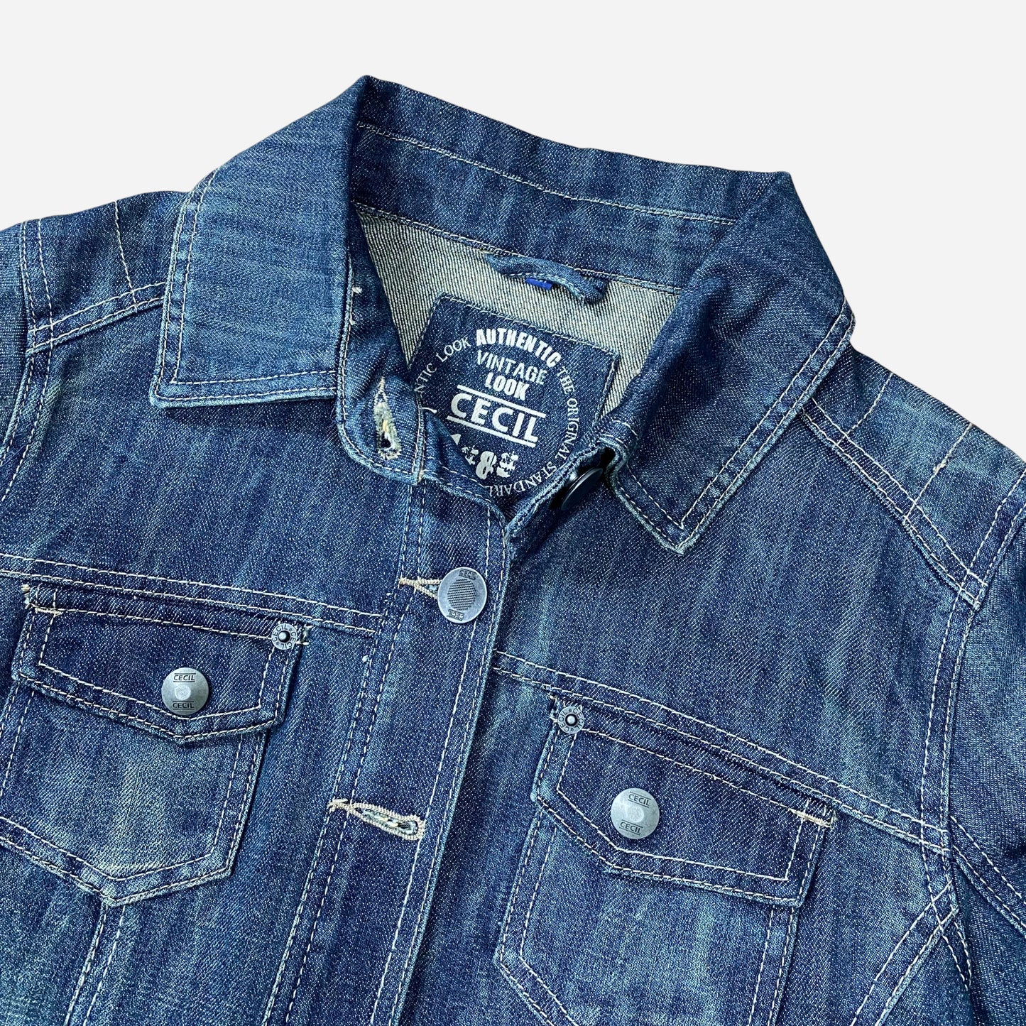 CECIL Naiste Vintage Look Teksatagi Suurus M 