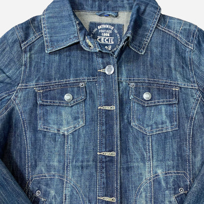 CECIL Naiste Vintage Look Teksatagi Suurus M 