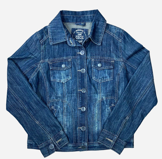CECIL Naiste Vintage Look Teksatagi Suurus M 