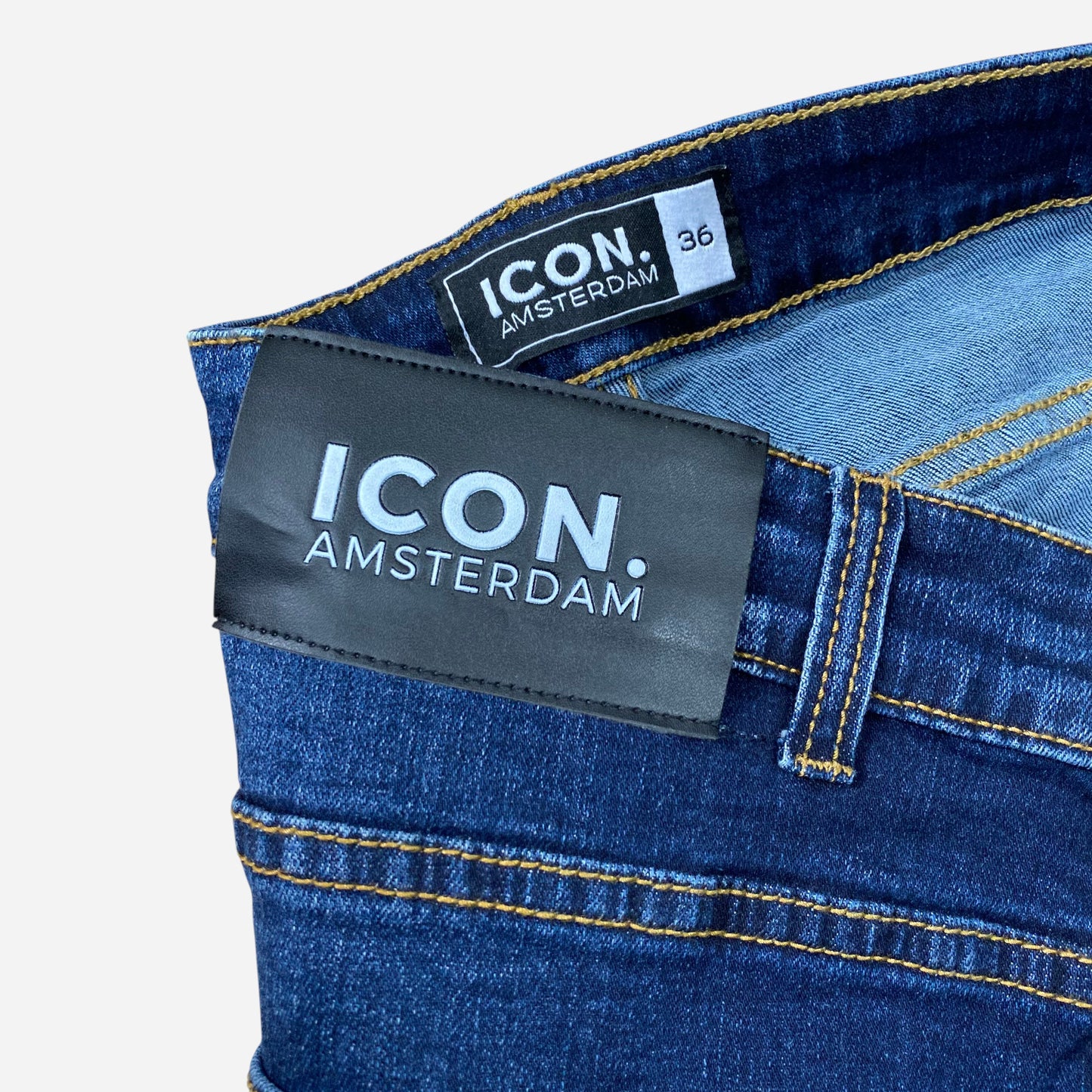ICON Amsterdam Naiste Sinised Teksad Suurus W36 / 48 