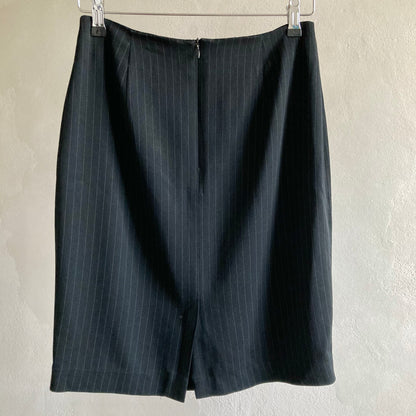 Ralph Lauren Womens Pinstripe Office Skirt Size 36