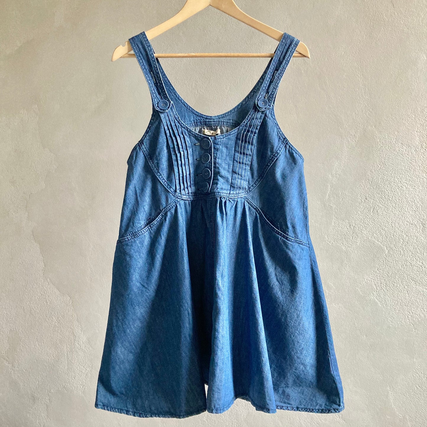 Ichi Womens Denim Dress Size M