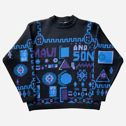 Vintage MAUI and Sons Unisex Raske Kampsun Suurus L 