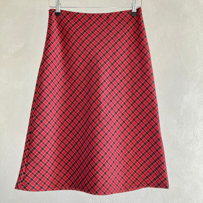 Vintage Womens Woollen Skirt Size 38