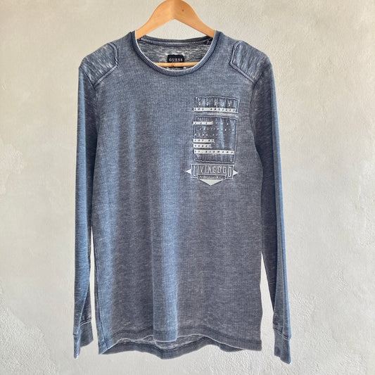 Guess Mens Long Sleeve T-Shirt Size S