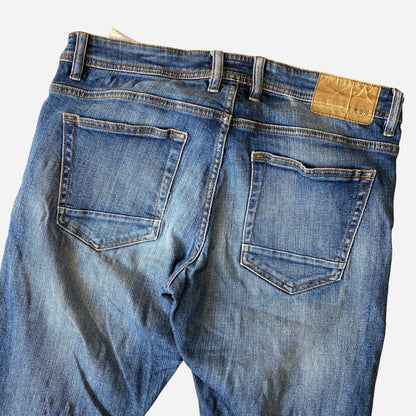 Smog Mens Blue Jeans Size W32/L34