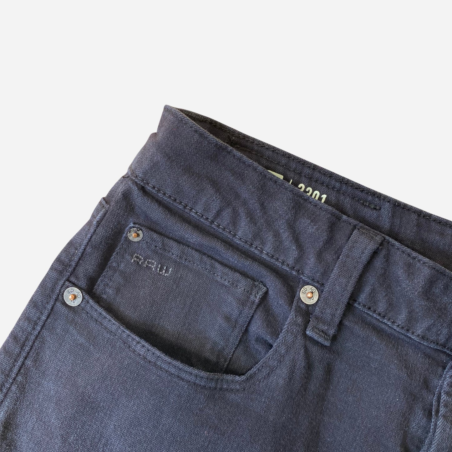 G-Star Raw Mens 3301 Black Jeans Size W31/L34