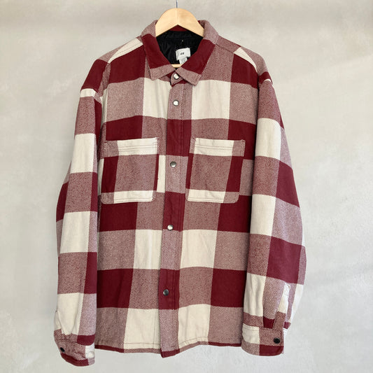 H&M Mens Check Jacket Lumberjack Style Size XXL