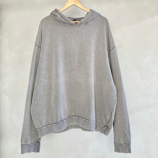 Mens Grey Oversized Hoodie Size XXL