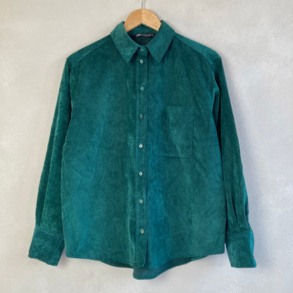 Zara Womens Corduroy Shirt Size M