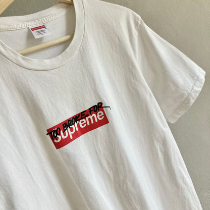 Supreme Meeste Box Logo “Too Broke for Supreme” T-Särk Suurus L