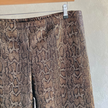 Mango Womens Metallic Leggings Size XXL