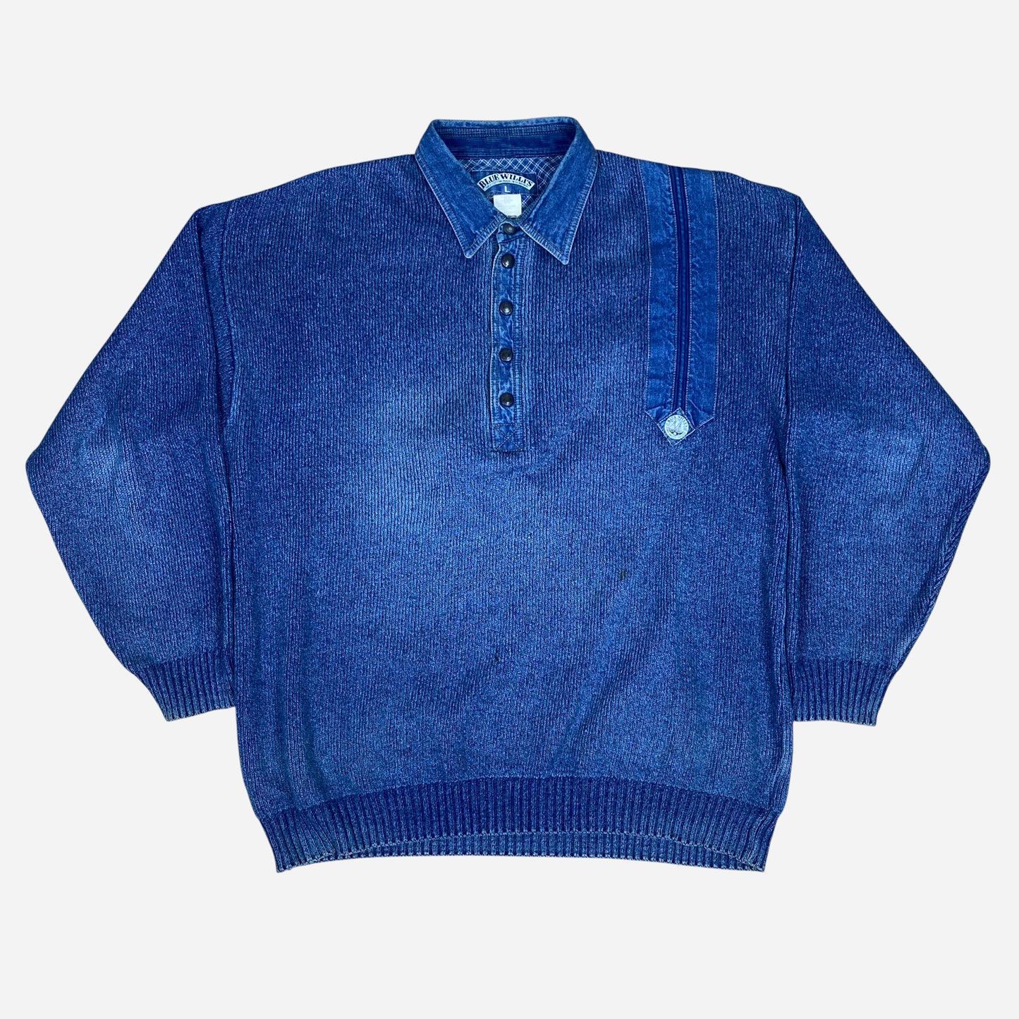 Blue Willi's Vintage Meeste Sinine Kampsun Suurus L