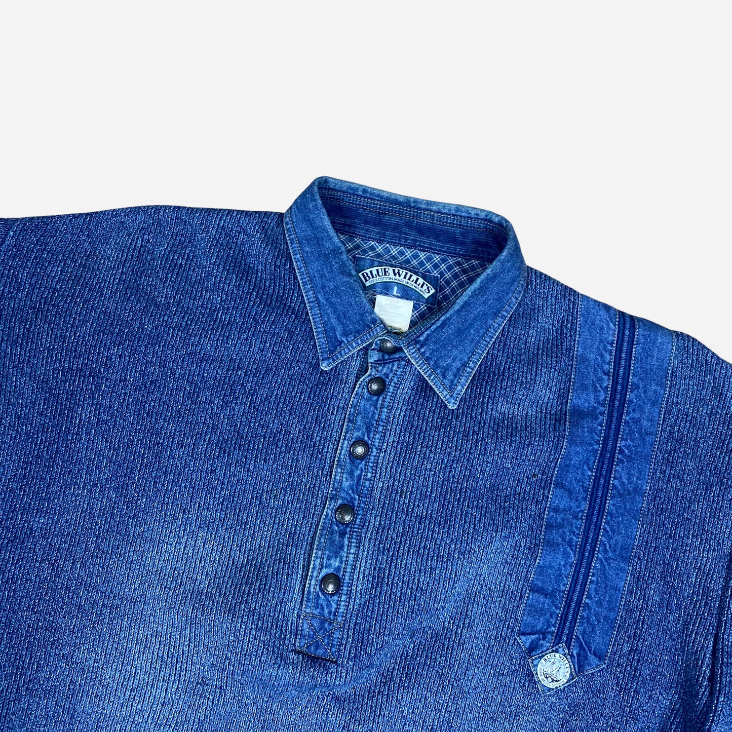 Blue Willi's Vintage Meeste Sinine Kampsun Suurus L