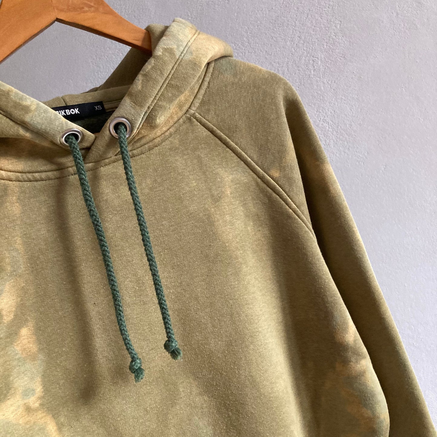 BikBok Womens Bleached Hoodie Size XS