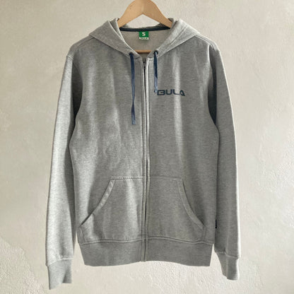 Bula Mens Grey Full Zip Hoodie Size S