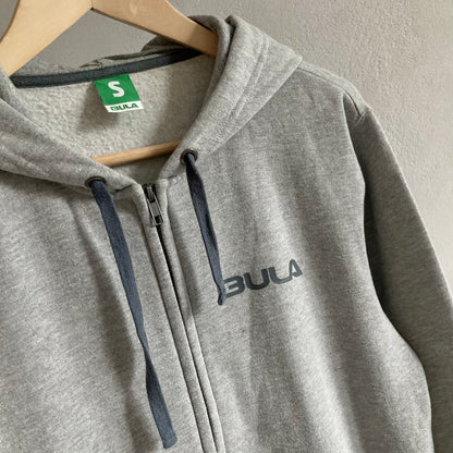 Bula Mens Grey Full Zip Hoodie Size S