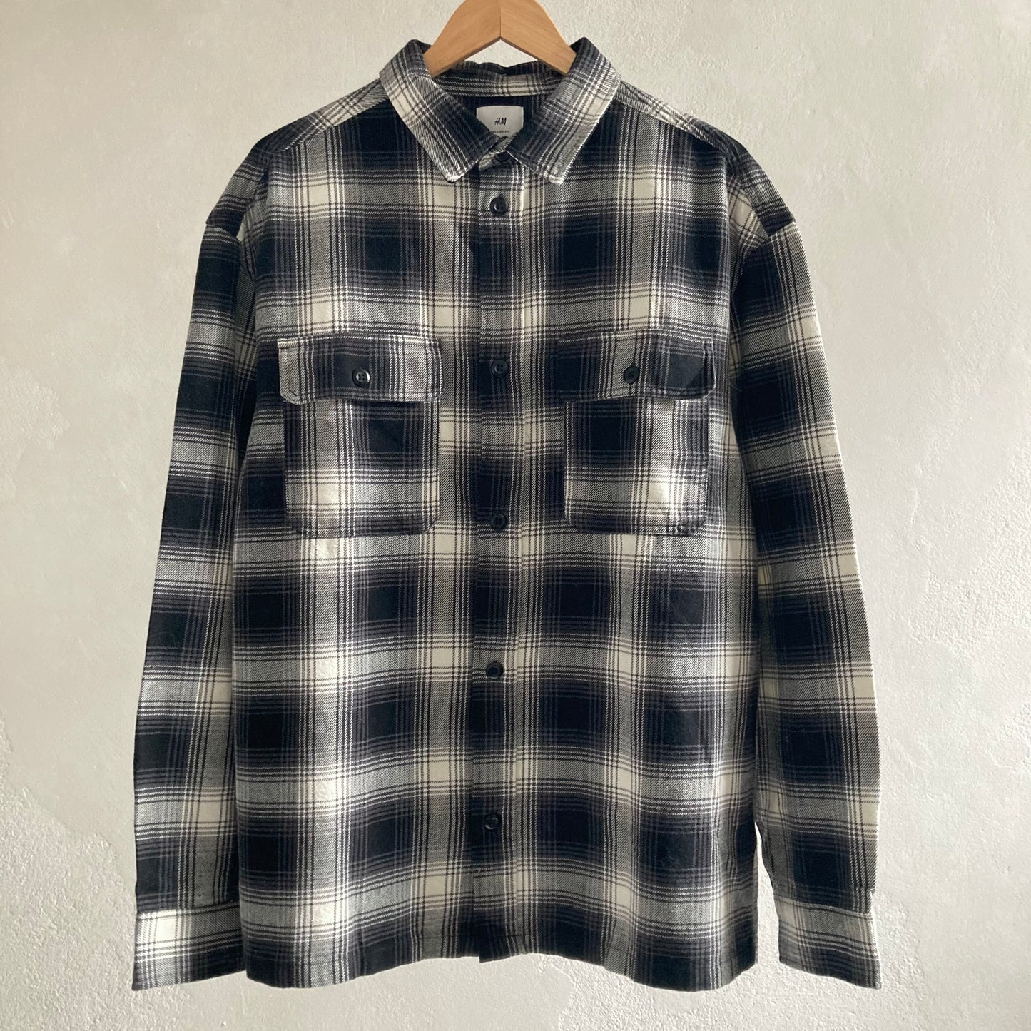 H&M Mens Flannel Shirt Size L