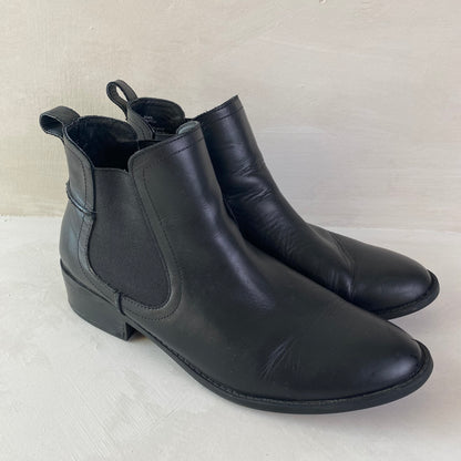 Steve Madden Leather Ankle Boots Size 41