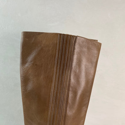 Cole Haan Womens Brown Leather Boots Size 38