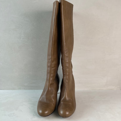 Cole Haan Womens Brown Leather Boots Size 38