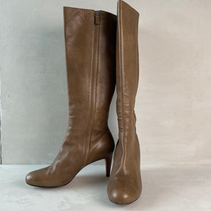 Cole Haan Womens Brown Leather Boots Size 38