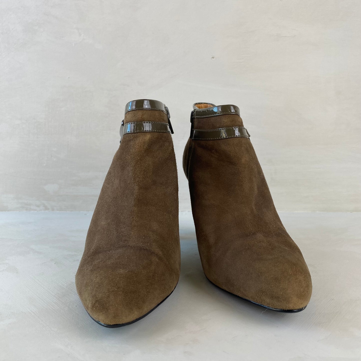 Womens Brown Ankle Boots Size 38