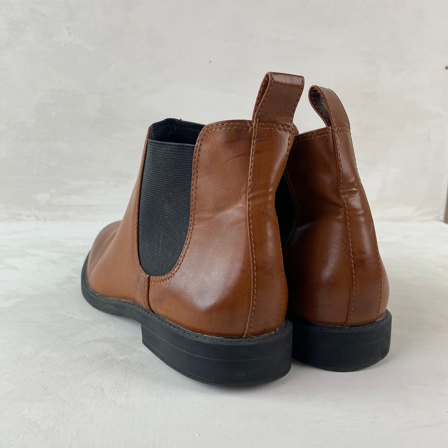 Ladies Brown Chelsea Boots Size 40