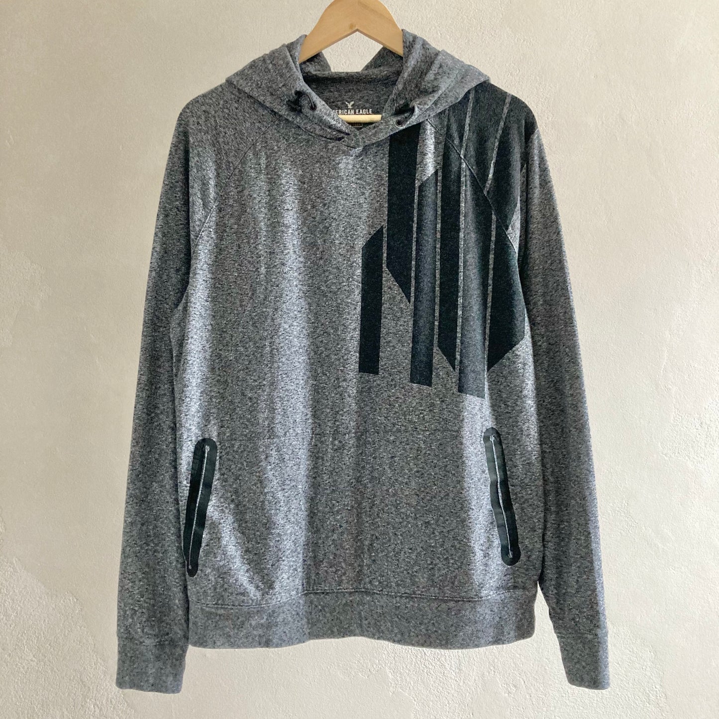 American Eagle Mens Grey Hoodie Size S