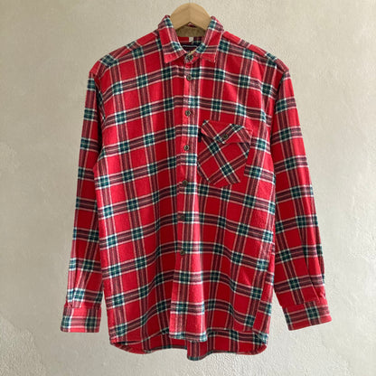 Cap Horn Vintage Ladies Flannel Red Shirt Size M-L