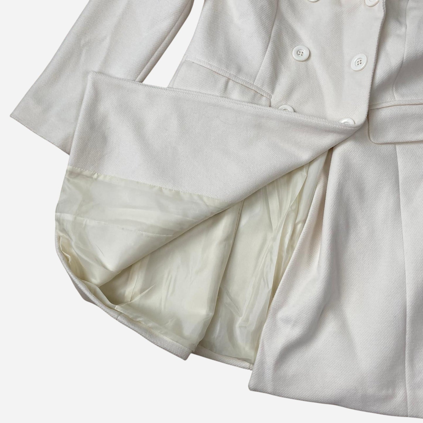 Conbipel Womens Cream Coat Size 42