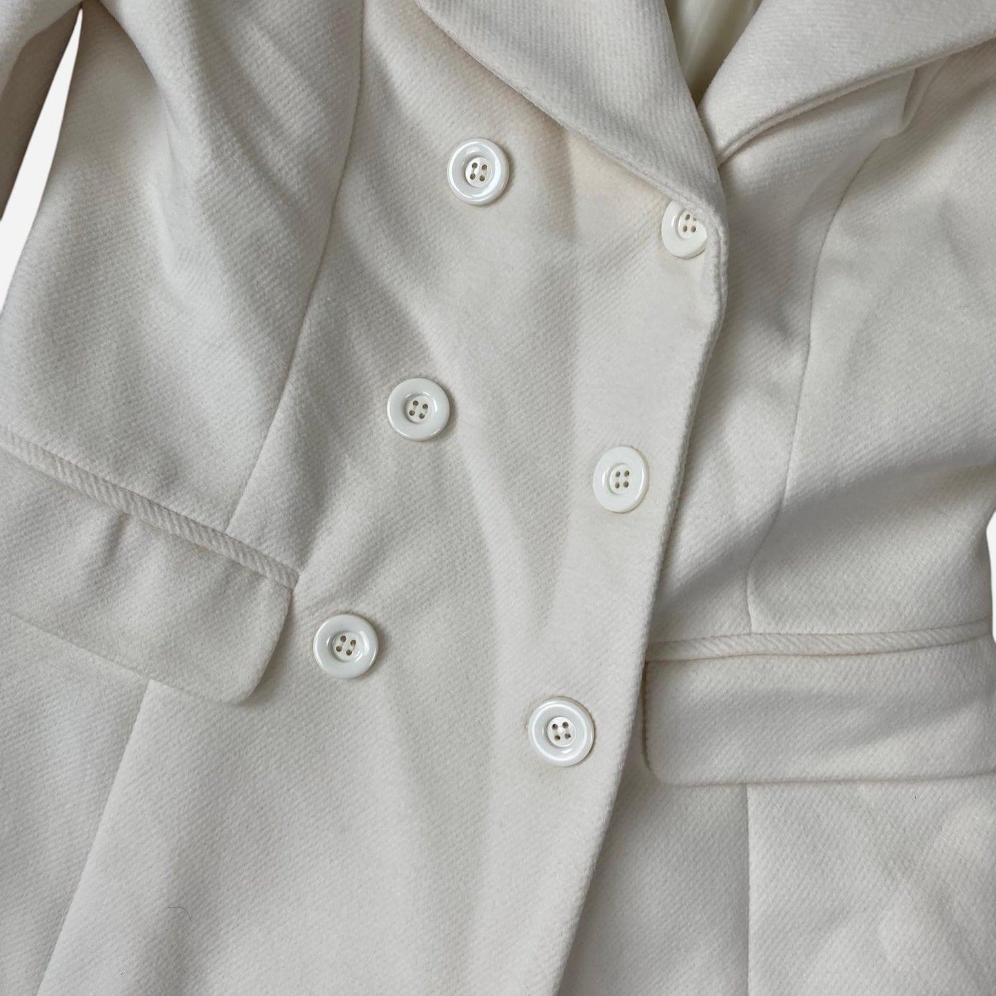 Conbipel Womens Cream Coat Size 42