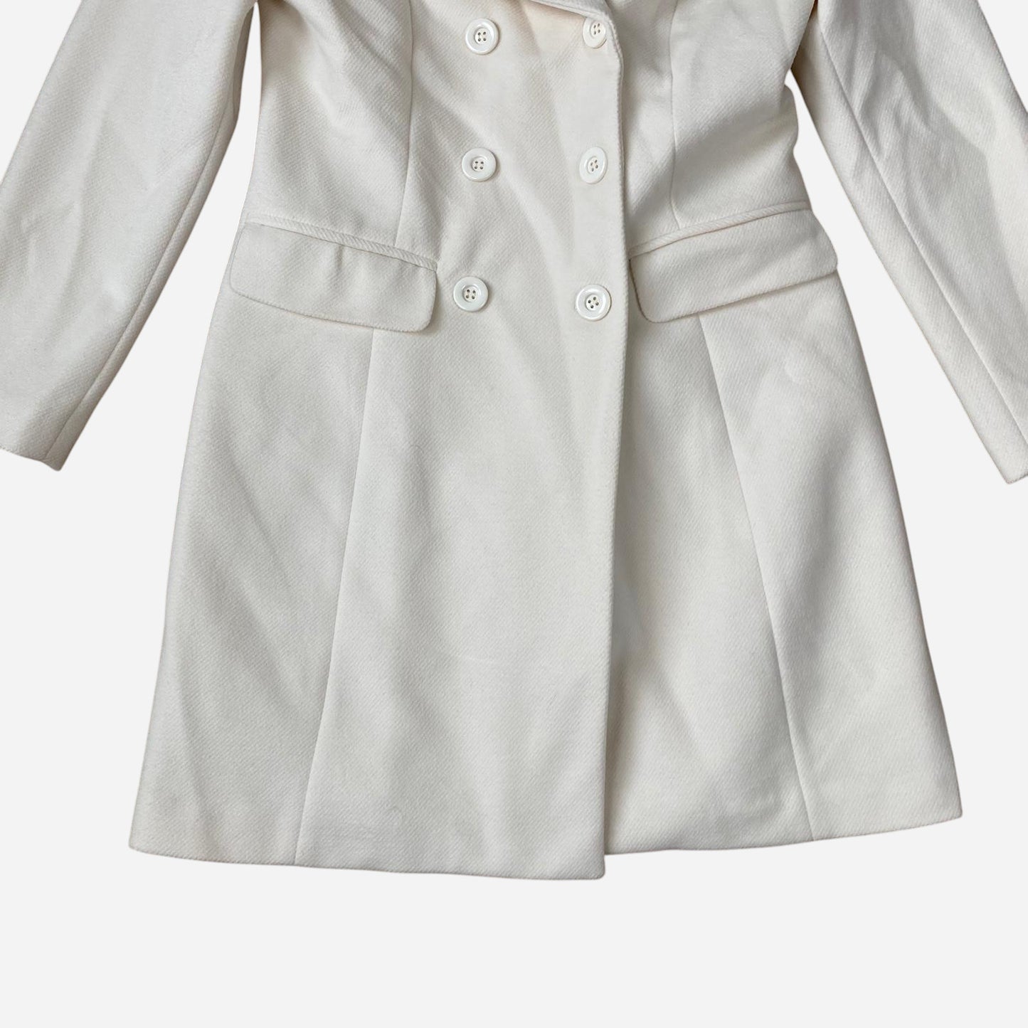 Conbipel Womens Cream Coat Size 42