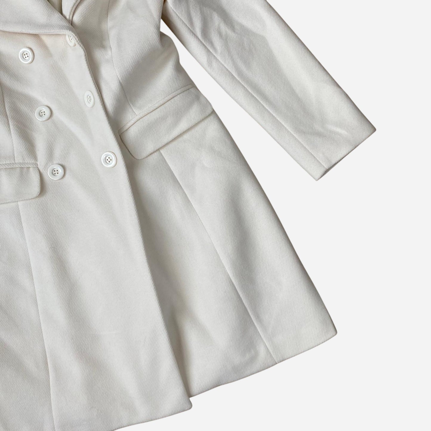 Conbipel Womens Cream Coat Size 42