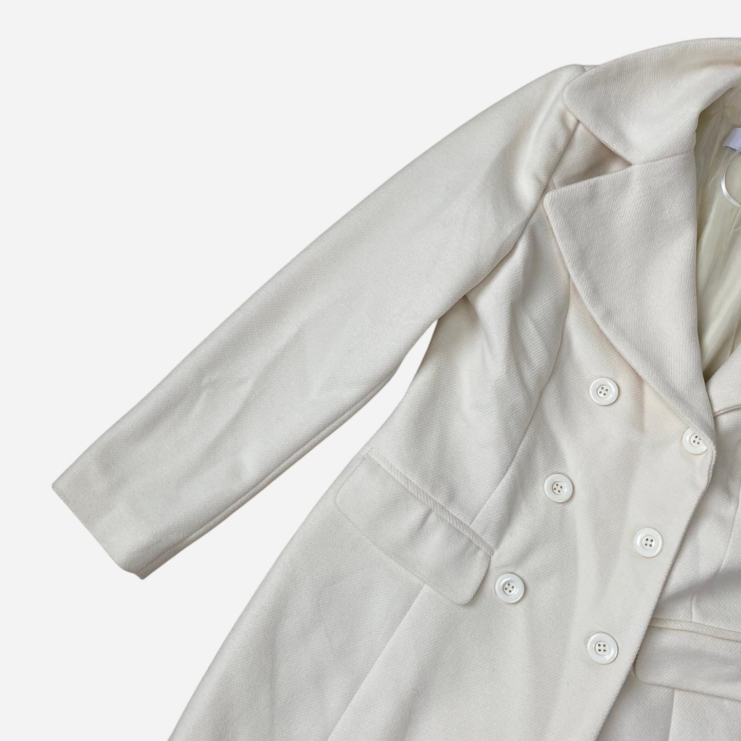 Conbipel Womens Cream Coat Size 42