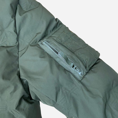 Alpha Industries Meeste Khaki Roheline Puffer Jope Suurus M