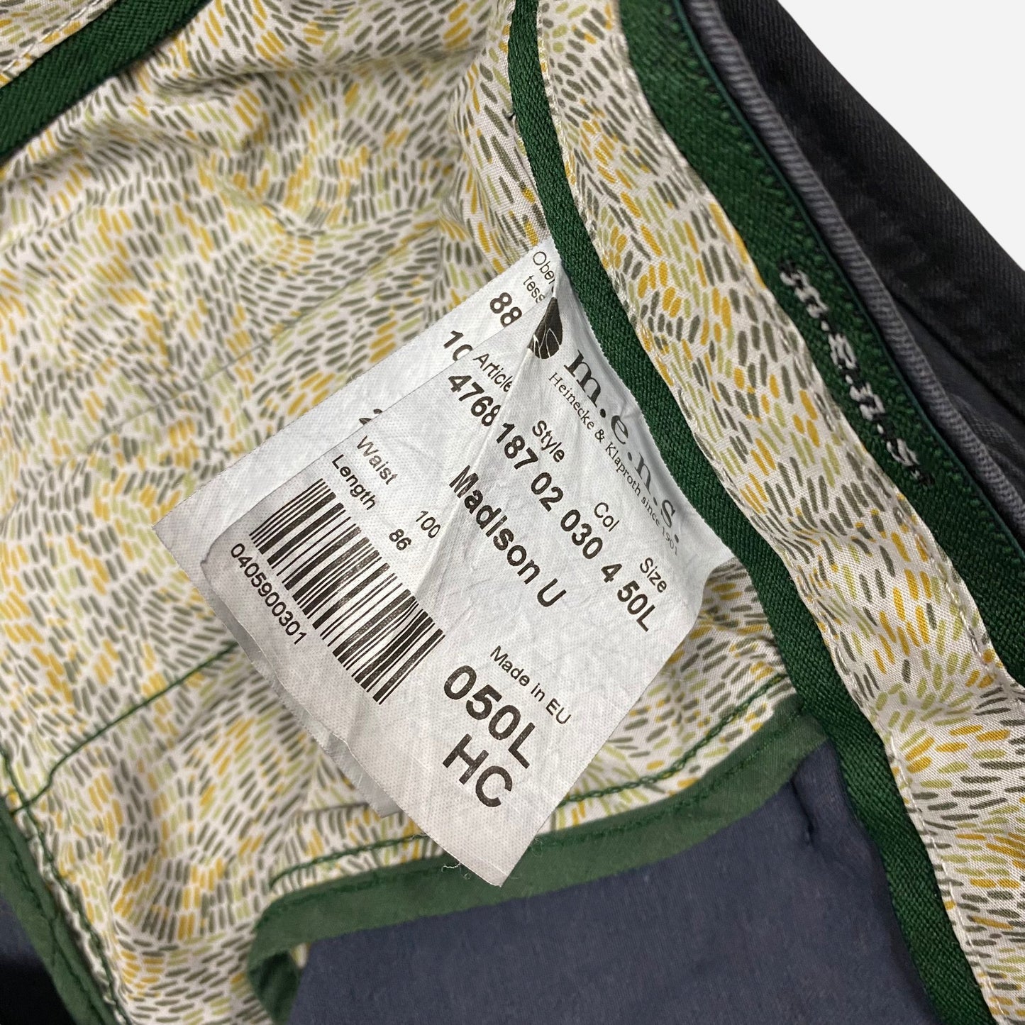 m.e.n.s Men's Chino Pants Size 50L