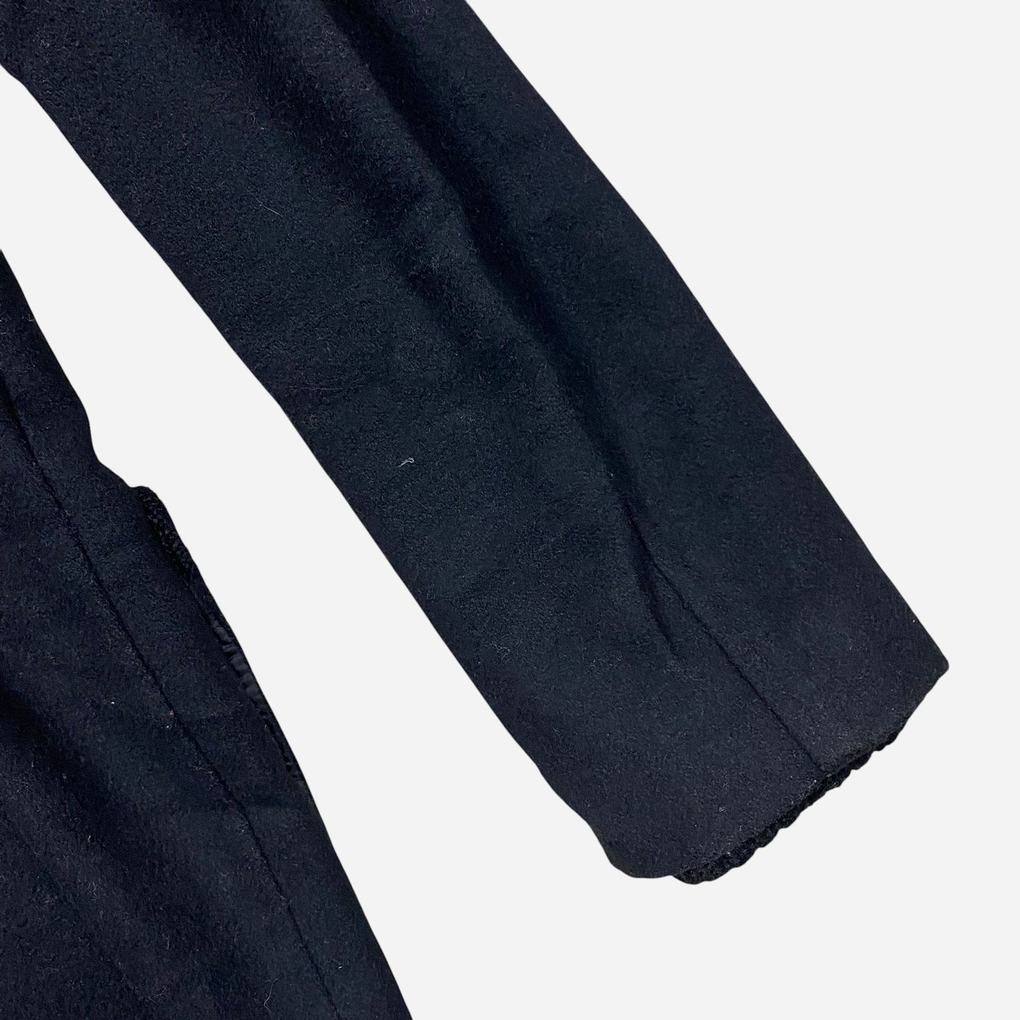 CASTRO COAT Women's Black Coat Size 38