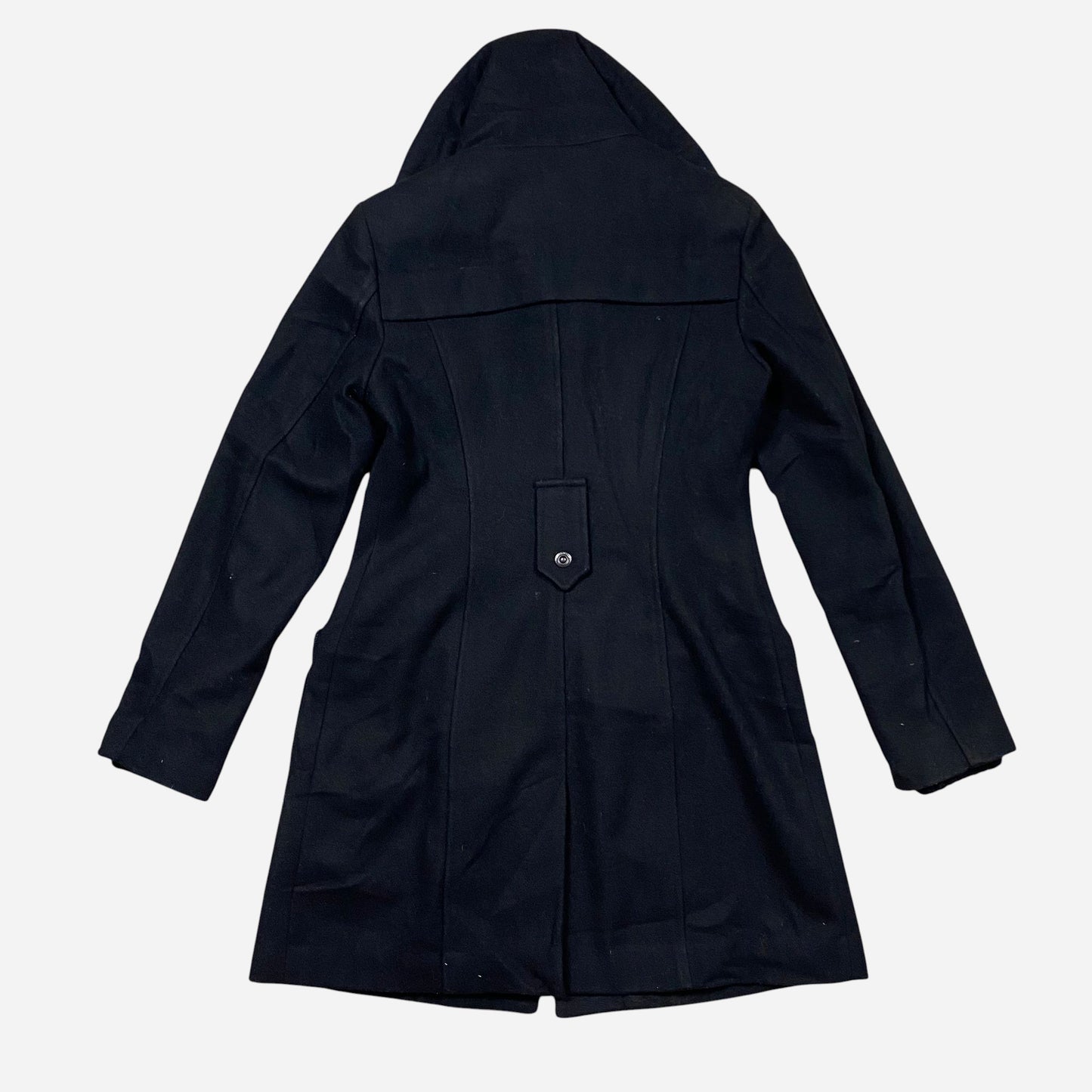 CASTRO COAT Women's Black Coat Size 38